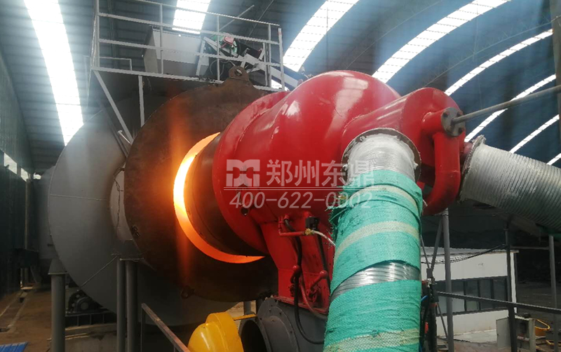 燃氣燃油煤泥烘干機現場